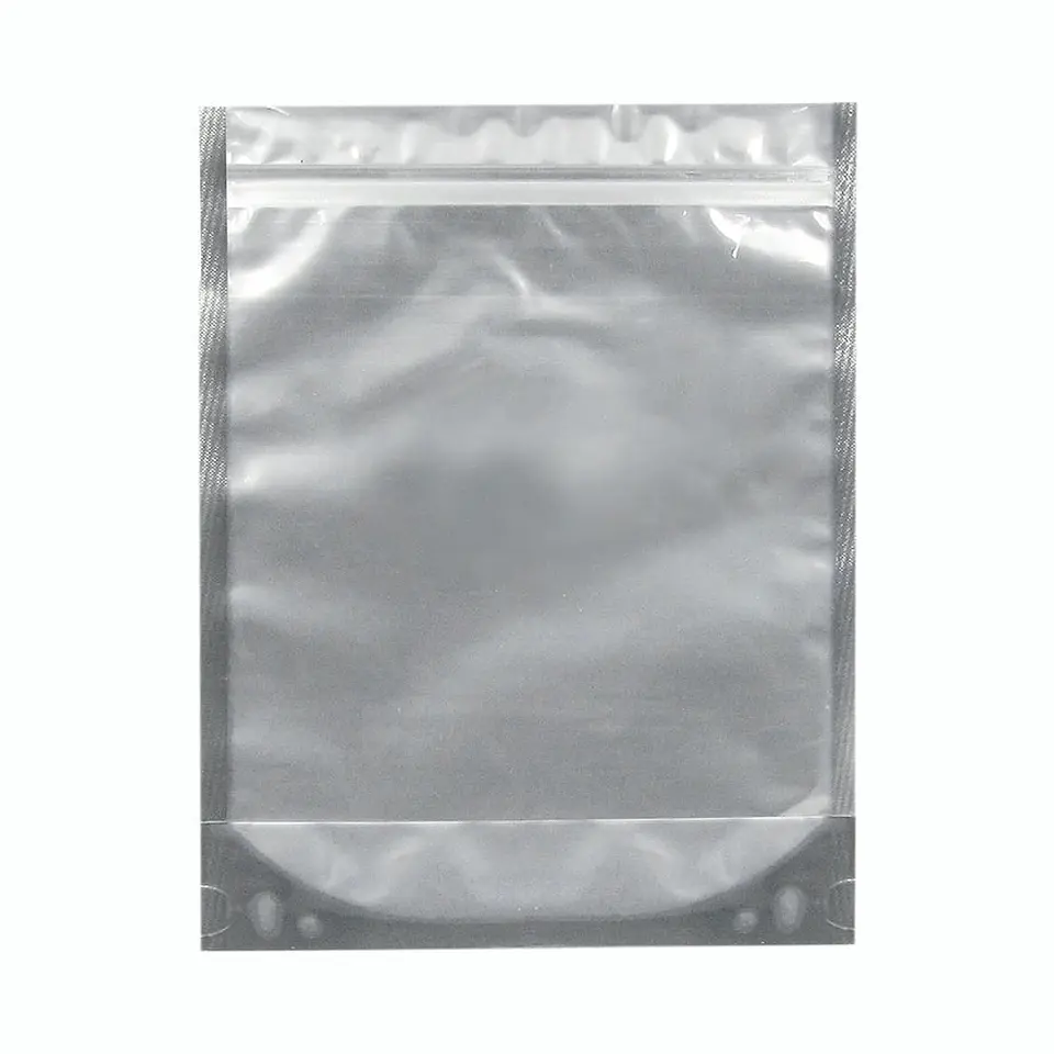 BOLSA ZIPPER PLASTICO & ALUM 24X35+5 => 10 Unidad/es 1