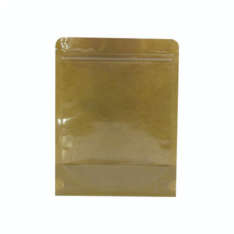 BOLSA ZIPPER PLASTICO & PAPEL 14X20+4 => 10