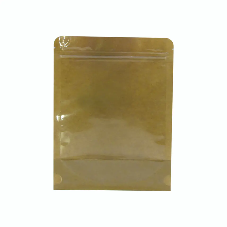 BOLSA ZIPPER PLASTICO & PAPEL 14X20+4 => 10 1