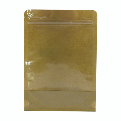 BOLSA ZIPPER PLASTICO & PAPEL 20X29+5 => 10