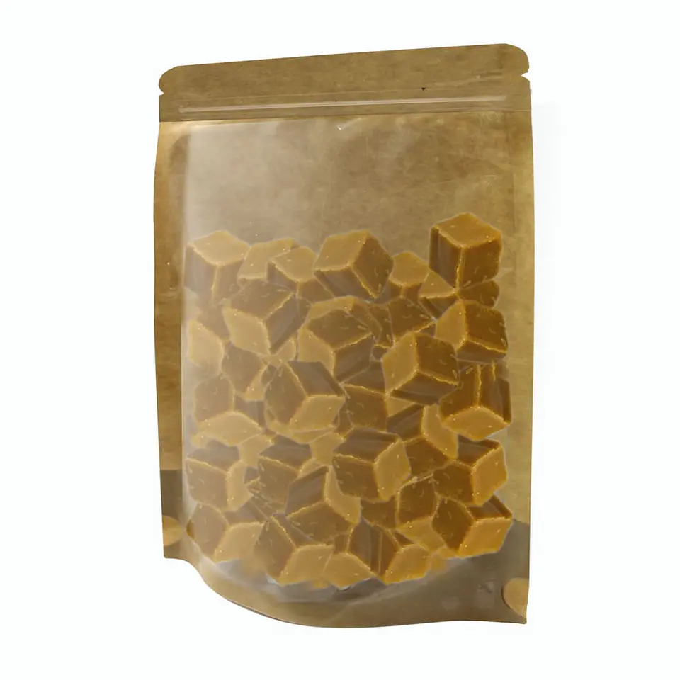 BOLSA ZIPPER PLASTICO & PAPEL 20X29+5 => 10 2
