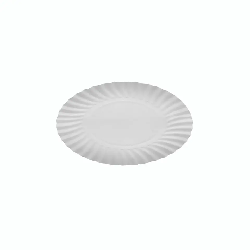 PLATO BLANCO #1 => 100 Unidad/es 1