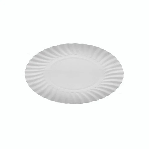 PLATO BLANCO #2 => 100 Unidad/es