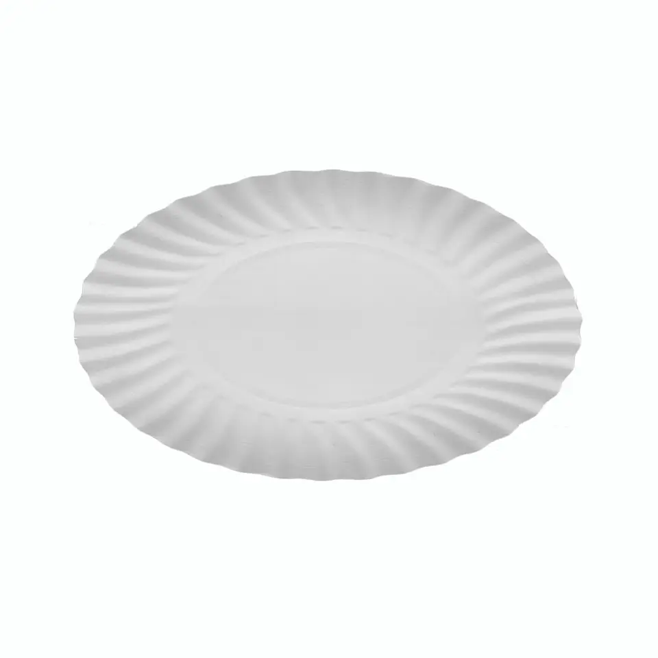 PLATO BLANCO #3 => 100 Unidad/es 1