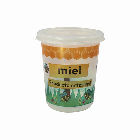 POTE MIEL PLAST C/TAPA 1/2 S.G. => 10 Unidad/es