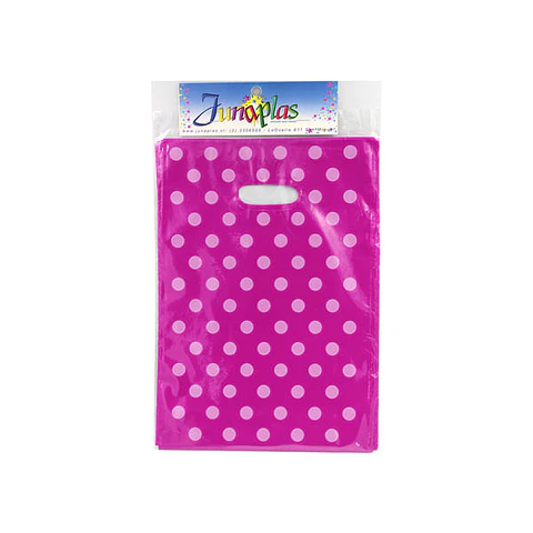 BOLSA FUCSIA LUNAR 20X30 (10) => 10 Unidad/es