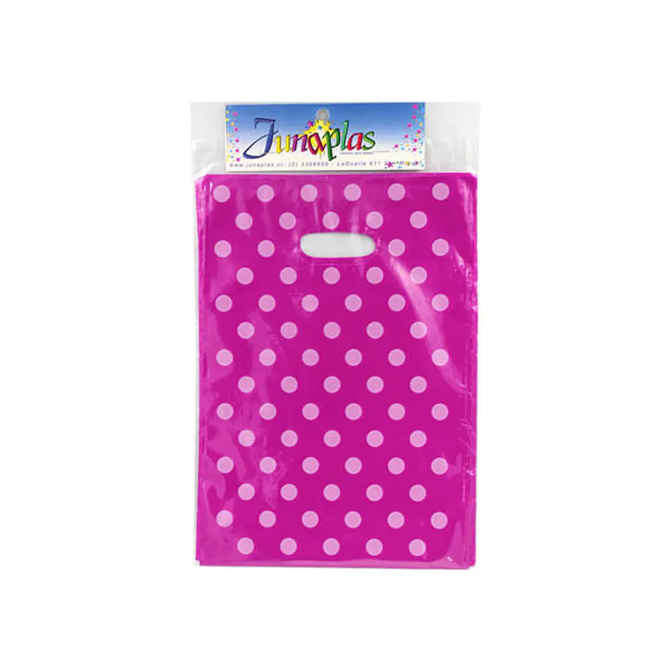 BOLSA FUCSIA LUNAR 20X30 (10) => 10 Unidad/es 1