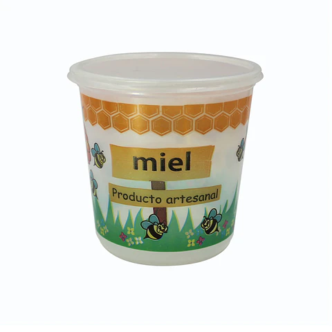 POTE MIEL PLAST C/TAPA 1 S.G. => 10 Unidad/es