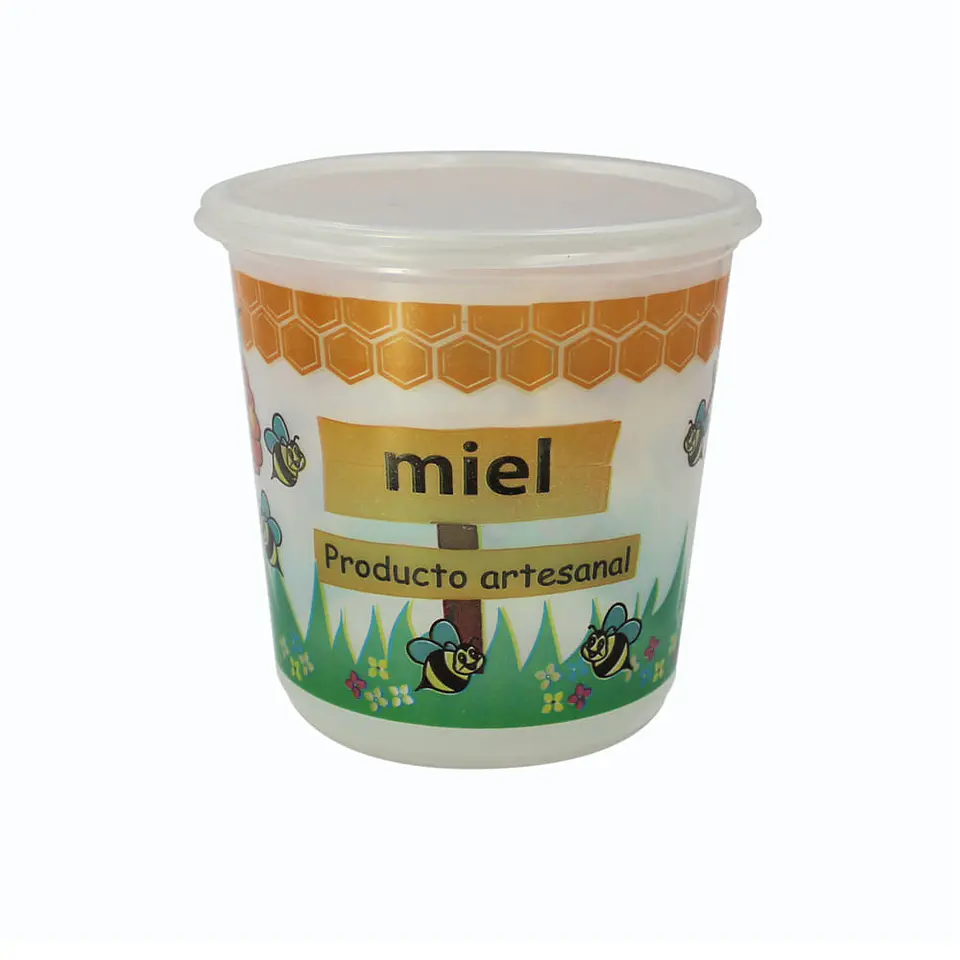 POTE MIEL PLAST C/TAPA 1 S.G. => 10 Unidad/es 1