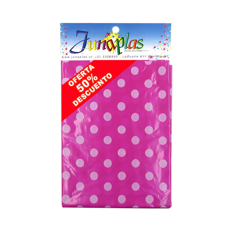 MANTEL FUCSIA LUNAR 180X120 (01) => 1 Unidad/es 1