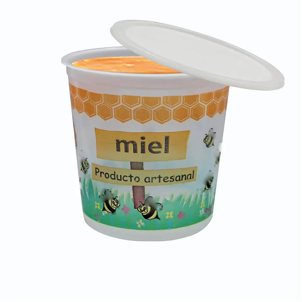 POTE MIEL PLAST C/TAPA 1 S.G. => 10 Unidad/es 2