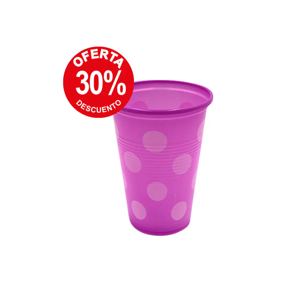 VASO 300 FUCSIA LUNAR S.G. (50) => 50 Unidad/es 1