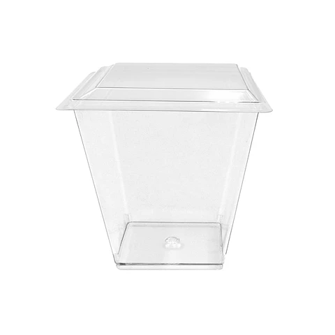 POTE RECTO REPOSTERIA 8 OZ C/TAPA => 10 Unidad/es