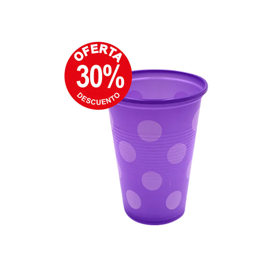 VASO 300 VIOLETA LUNAR S.G. (50) => 50 Unidad/es 1