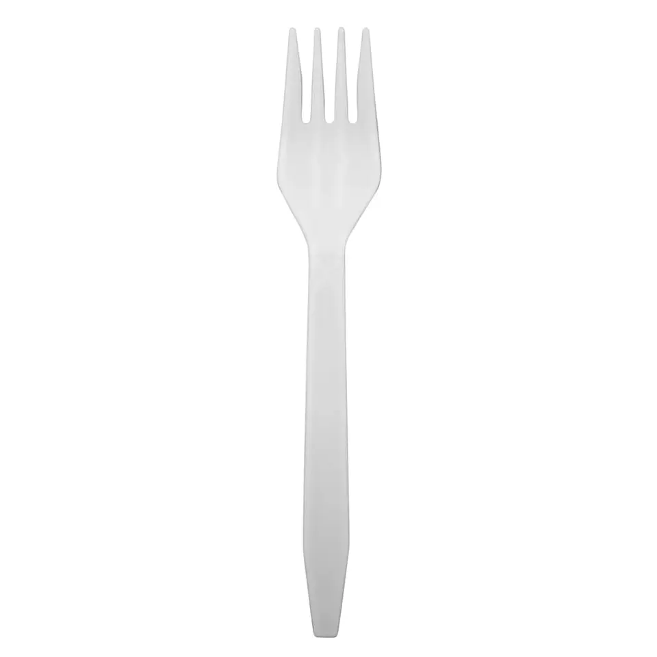 TENEDOR PLASTICO => 50 Unidad/es 1
