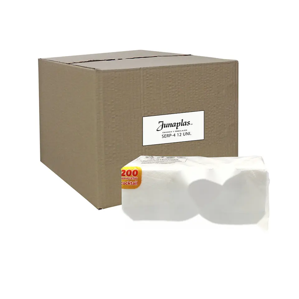 SERVILLETA COCKTAIL NATURAL PACK (200) => 1 Unidad/es 2