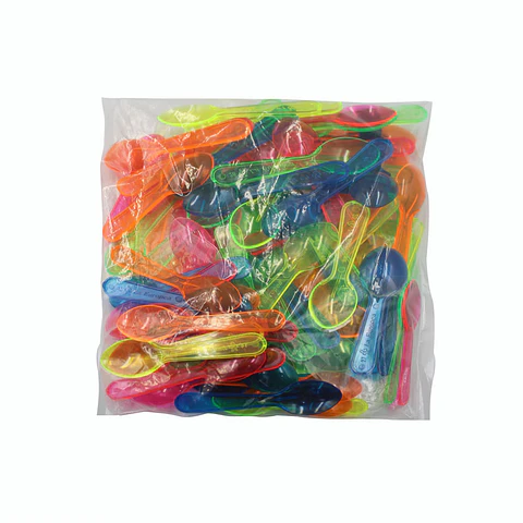 CUCHARA PARA HELADO BOLSA (100) => 100 Unidad/es