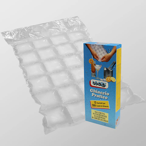 BOLSA PARA HIELO X 12 => 1 Caja