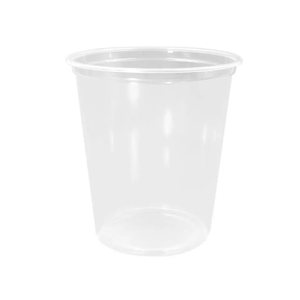 VASO 1000 CC TRANSP. C/ TAPA DPS => 25 Unidad/es 1