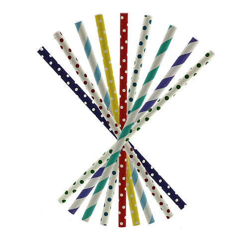 BOMBILLA PAPEL 06X20 IMP. LUNAR/RAYA (25) => 1 paq. 25 Unidad/es