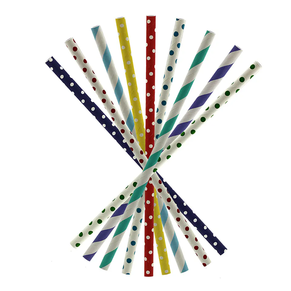 BOMBILLA PAPEL 06X20 IMP. LUNAR/RAYA (25) => 1 paq. 25 Unidad/es 1