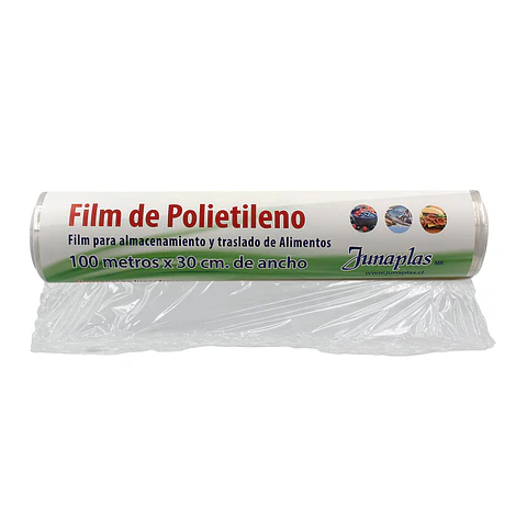 FILM P.E. ALIMENTO 30X100 => 1 Unidad/es