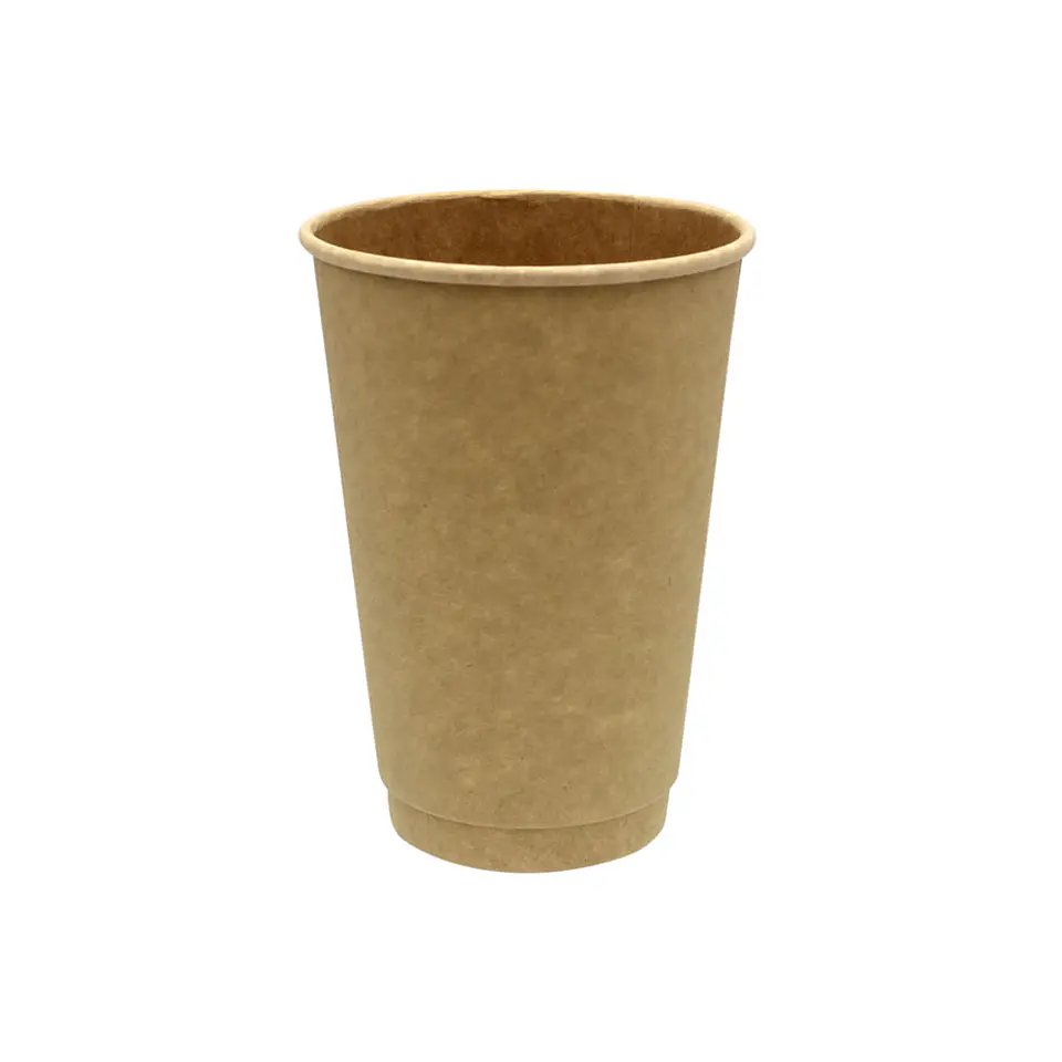 VASO PLA KRAFT 2 CAPAS 16 => 50 Unidad/es 1