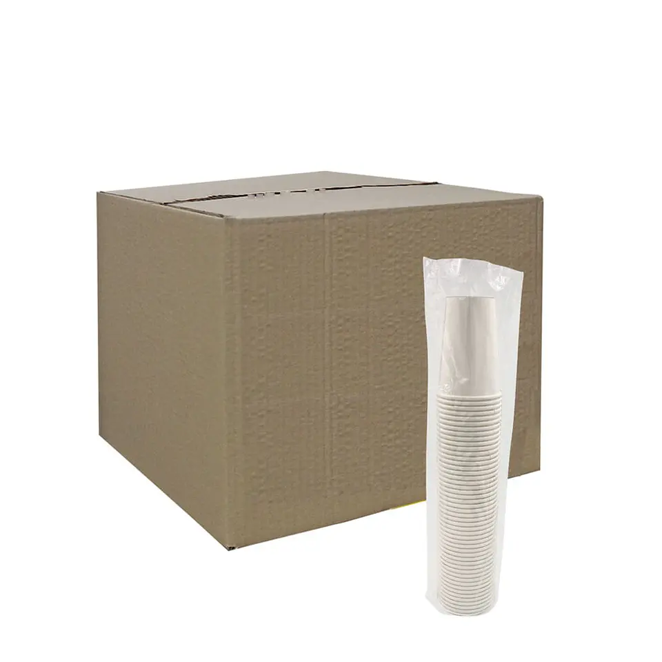 VASO PLA BLANCO 1 CAPA 04 => 50 Unidad/es 2