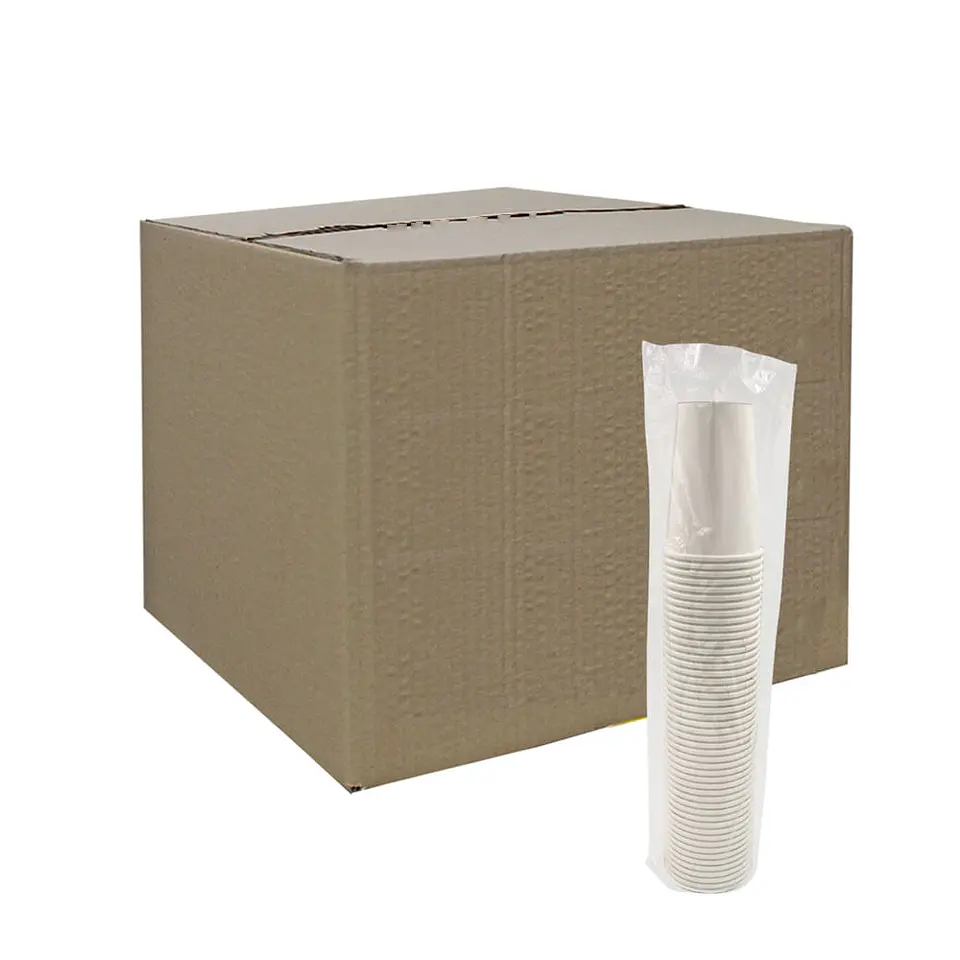 VASO PLA BLANCO 1 CAPA 12 => 50 Unidad/es 2