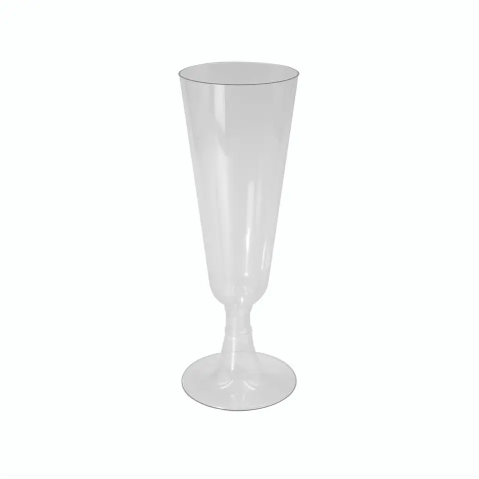 COPA CHAMPAGNE FLAUTA BASE TRANP. => 6 Unidad/es 1