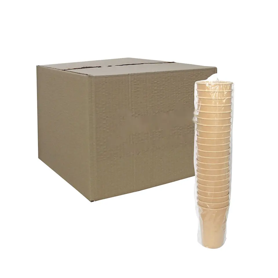 VASO PLA KRAFT 1 CAPA 12 => 50 Unidad/es 2