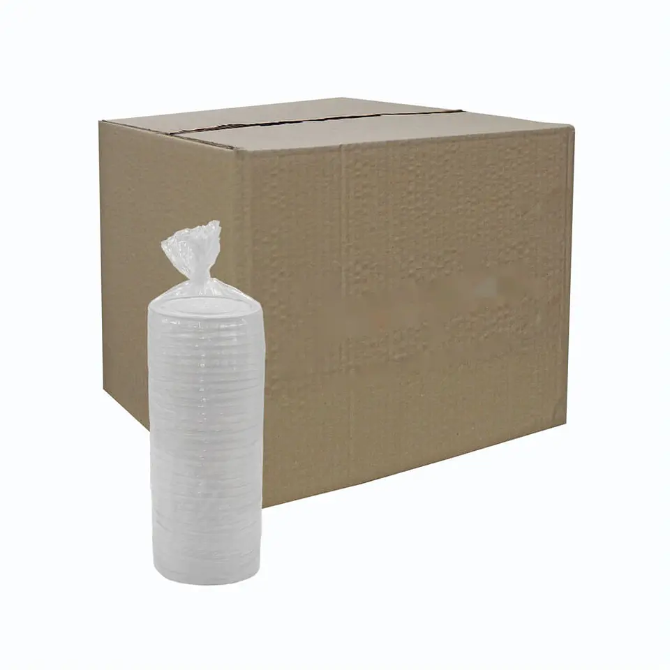 TAPA PS VASO 12 OZ TRANSP. S.G. => 50 Unidad/es 2