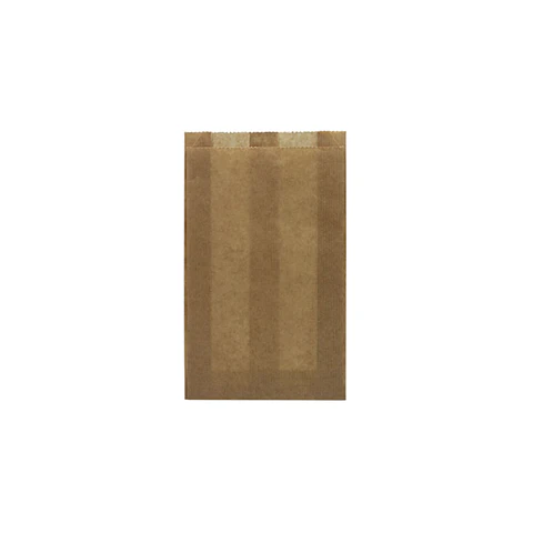 BOLSA DE PAPEL CAFE EXTRA CORTO 065 => 100 Unidad/es