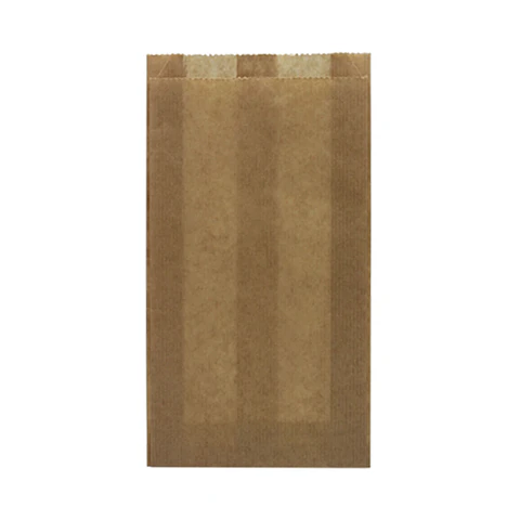 BOLSA DE PAPEL CAFE 5 KILO => 100 Unidad/es