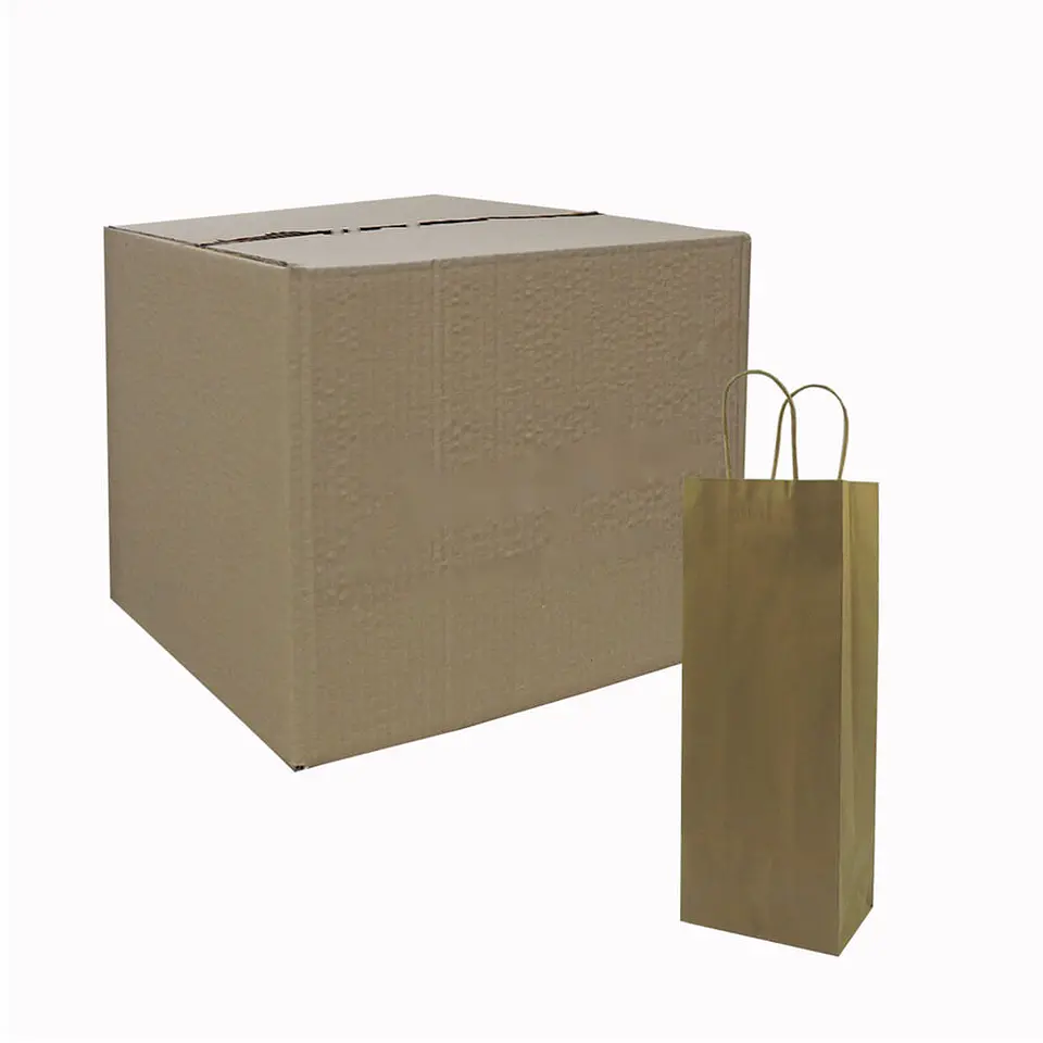 BOLSA MANILLA PAPEL 14X40X08 EMBALAJE (400) => 1 2
