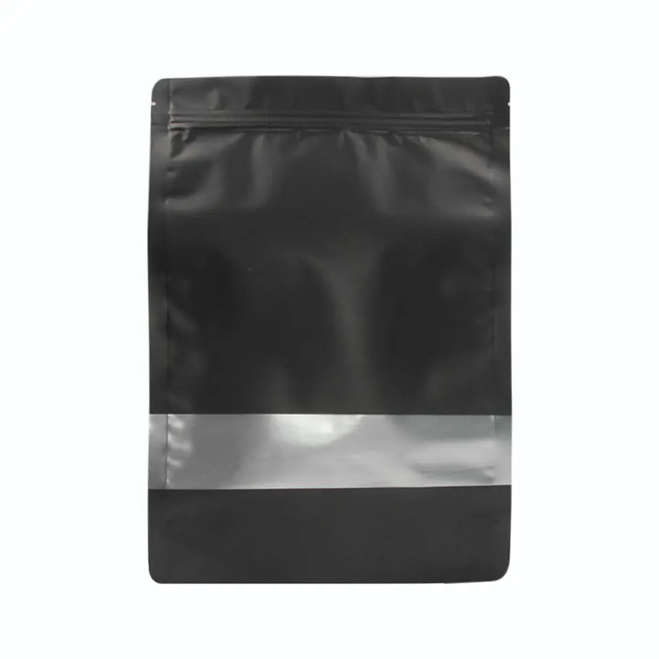 BOLSA ZIPPER VENTANA ALUM NEGRO 19X29+5 => 500 Unidad/es 2