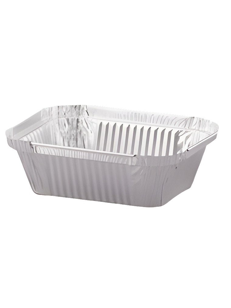 ENVASES RECTANGULARES DE ALUMINIO CON TAPA PLÁSTICA O DE CARTÓN ALUMINIO 2