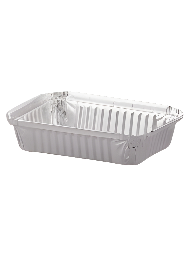 ENVASES RECTANGULARES DE ALUMINIO CON TAPA PLÁSTICA O DE CARTÓN ALUMINIO 3