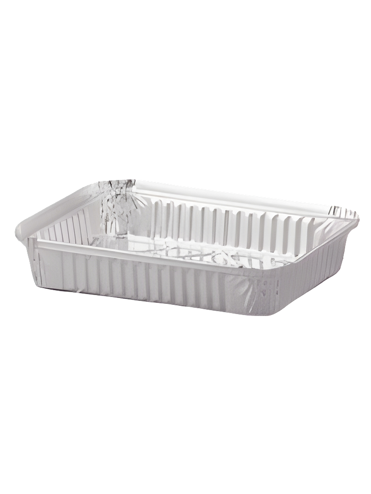 ENVASES RECTANGULARES DE ALUMINIO CON TAPA PLÁSTICA O DE CARTÓN ALUMINIO 6