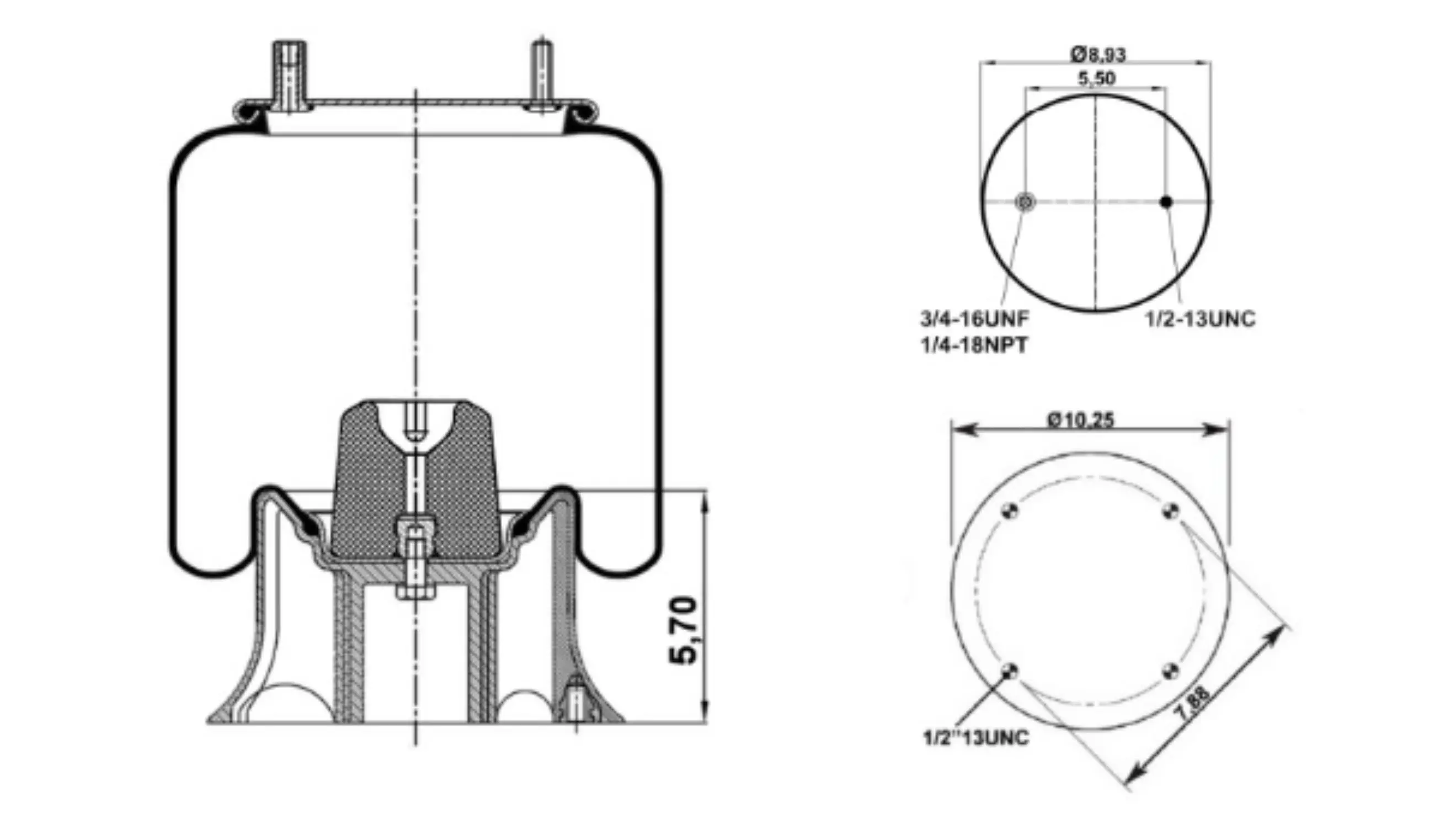 PULMON SUSPENSION 1T15M-6 (379082-CPL EUROSAN) AMERICANOS 2