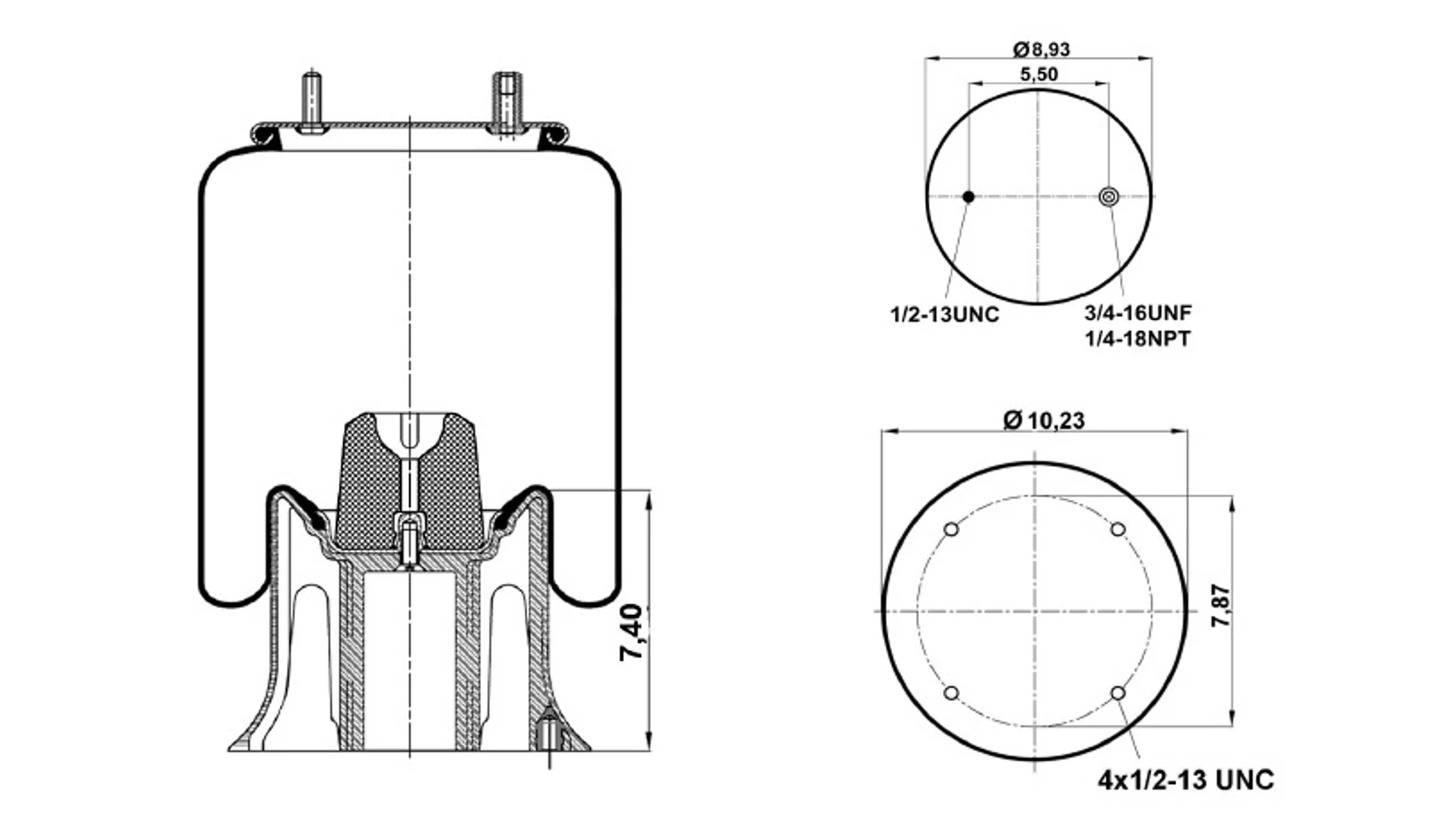PULMON SUSPENSION 1T15M-9 (379101-CPL EUROSAN) AMERICANOS 2
