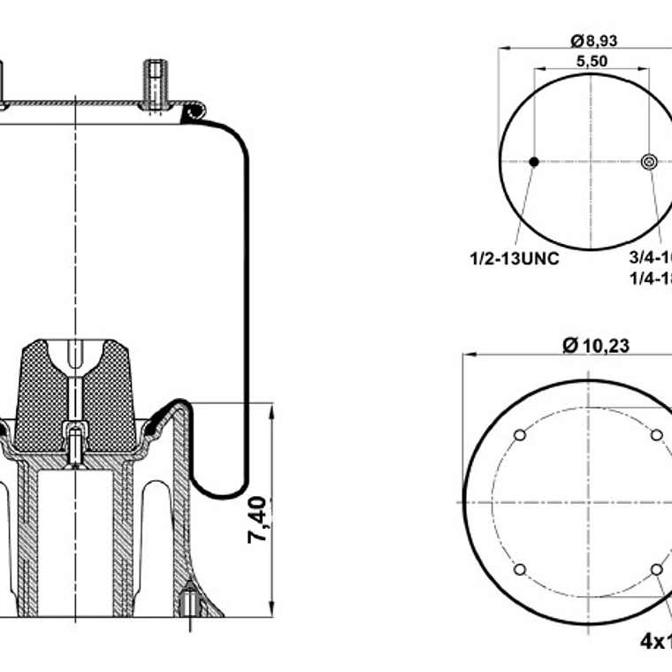PULMON SUSPENSION 1T15M-9 (379101-CPL EUROSAN) AMERICANOS 2