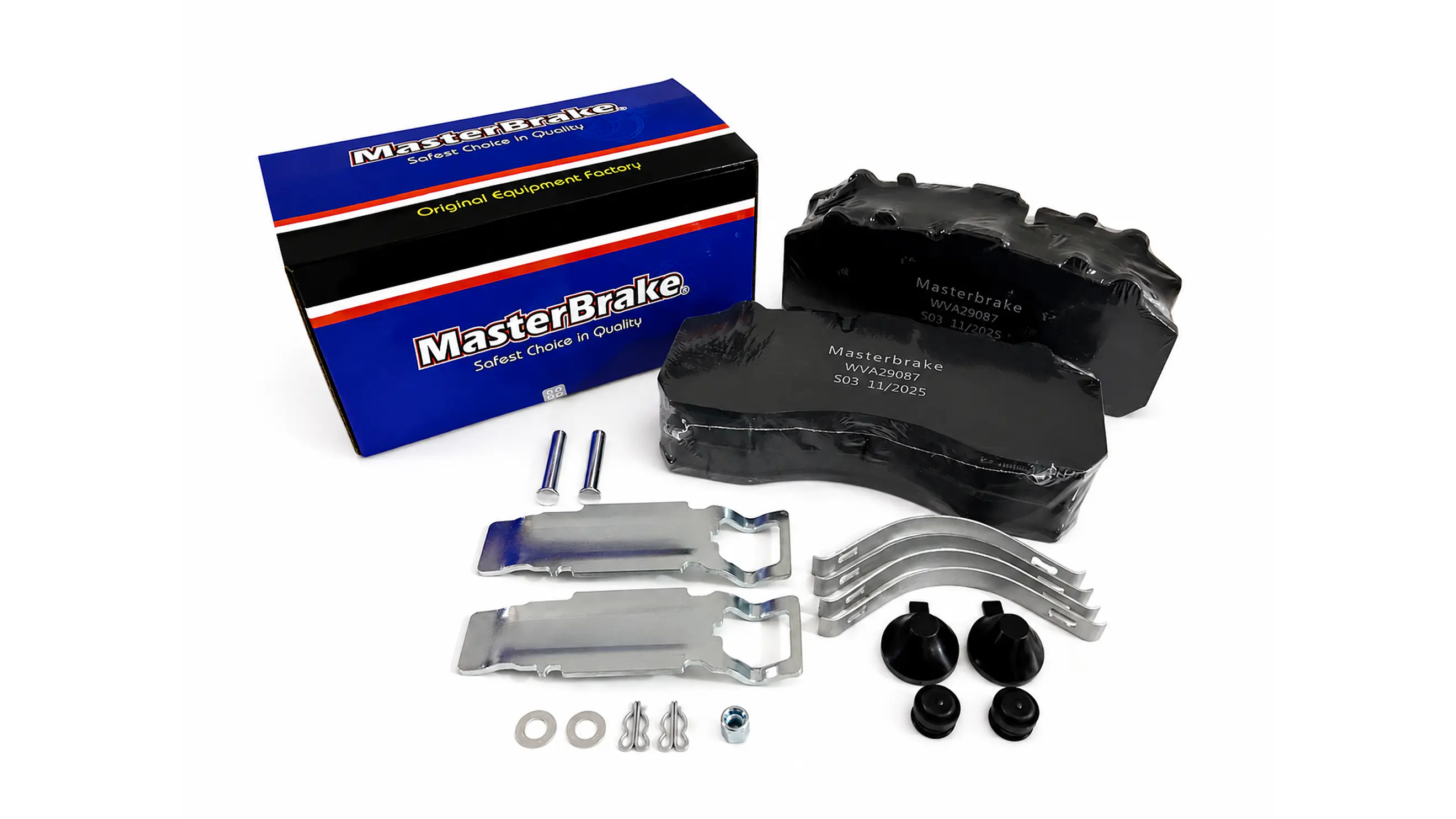 PASTILLA DE FRENO SCANIA SERIE 4-5, MERCEDES BENZ ACTROS-AXOR, MAN  1