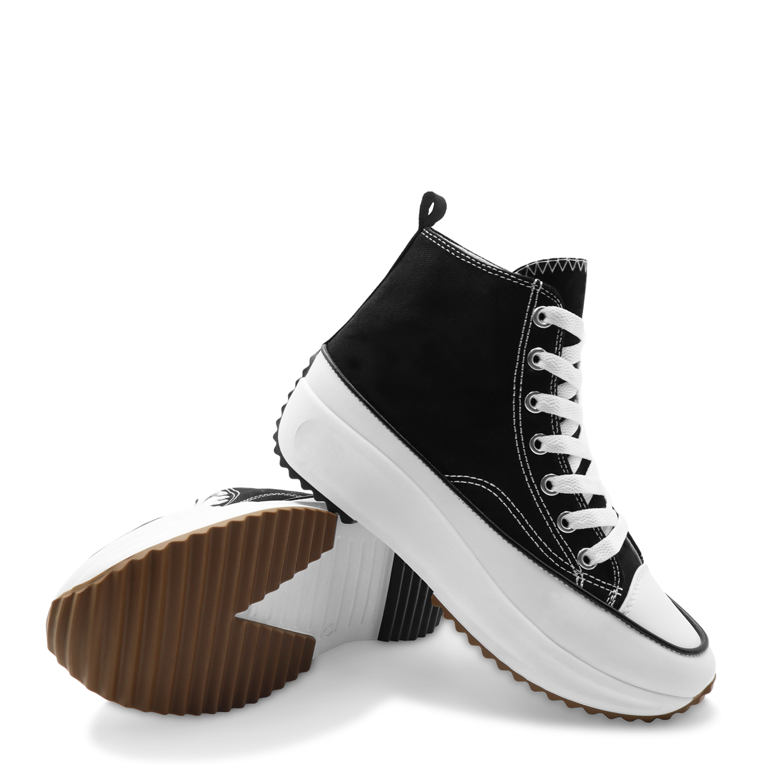 Zapatillas Victoria Negras Zapatillas Lona Negras Con Doble Suela