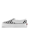 Zapatilla Checkers Blanco de Lona Cuadritos