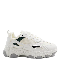 Zapatilla Mujer Estilo Chunky Urbanas Blancas
