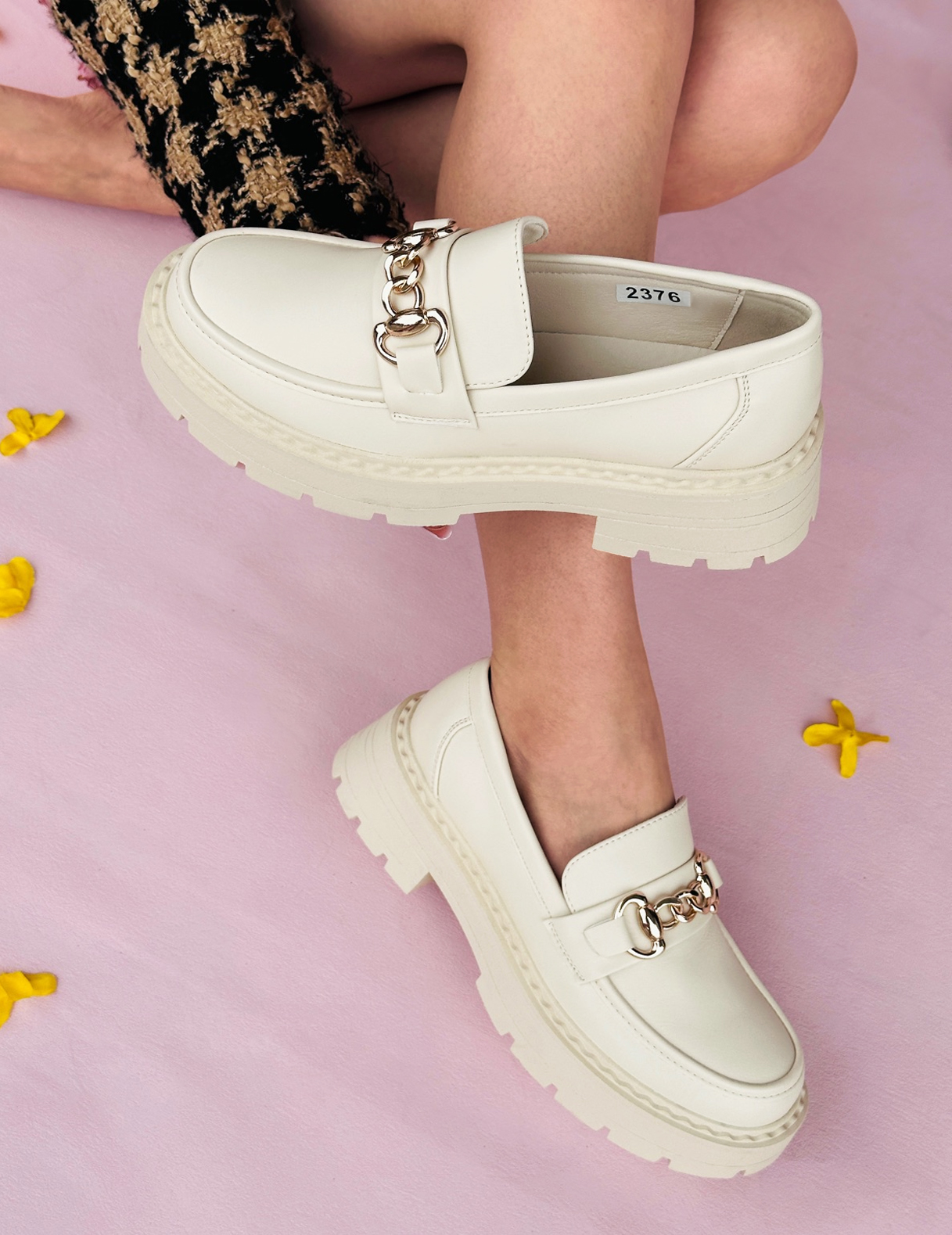 Mocasín 2376 Moda Beige