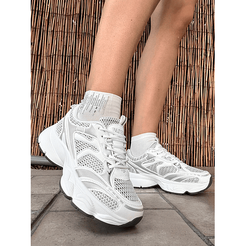 Zapatilla Chunky 25 Blanca Moda Urbana