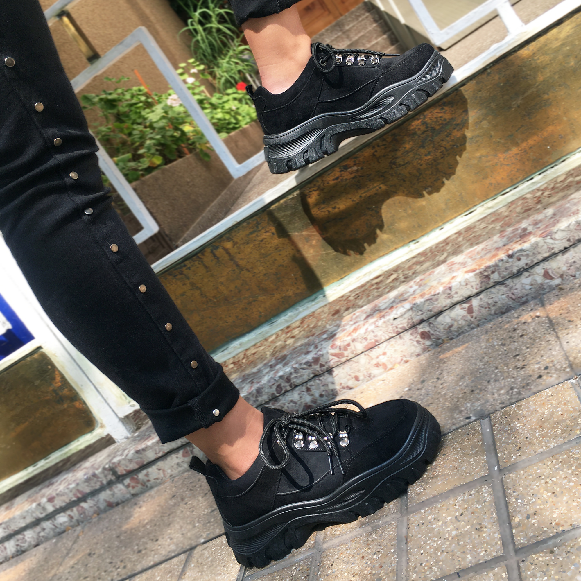 Zapatilla Urbana Mujer Skechers Uno Stand On Air Negro