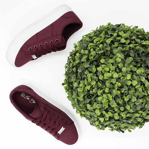 Zapatillas de Lona Clippers Burdeos